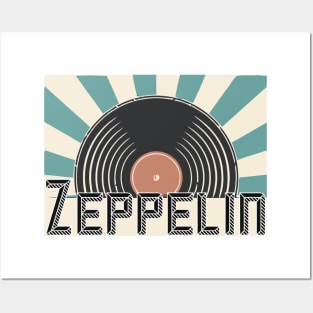 Retro band Zepplin and Classic Posters and Art